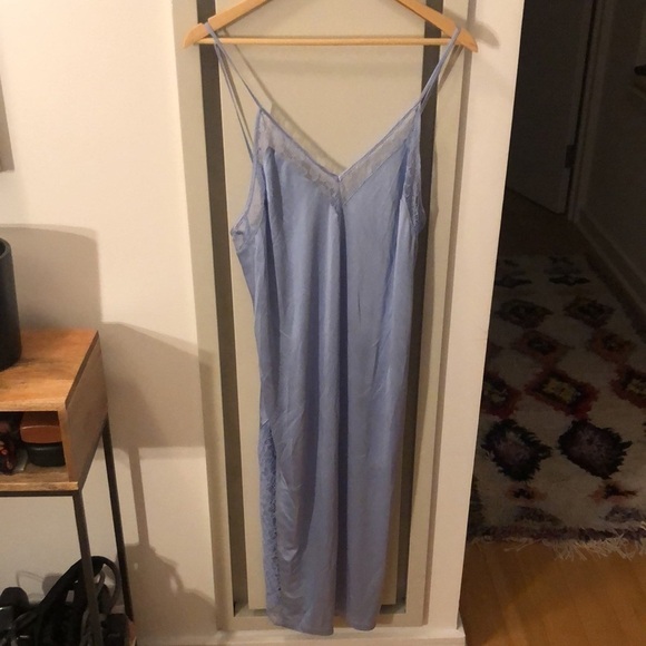 Fleur Du Mal | NWT Luster Jersey Slip in Ice Queen - Size Large - Picture 6 of 10